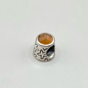 Pandora Rare and Retired Carnelian Thimble Charm